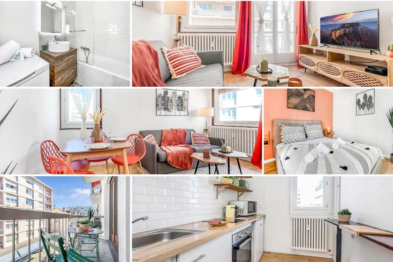 Homey Mango - Proche Centre/Parking Gratuit/Proche Gare/Balcon Annemasse France