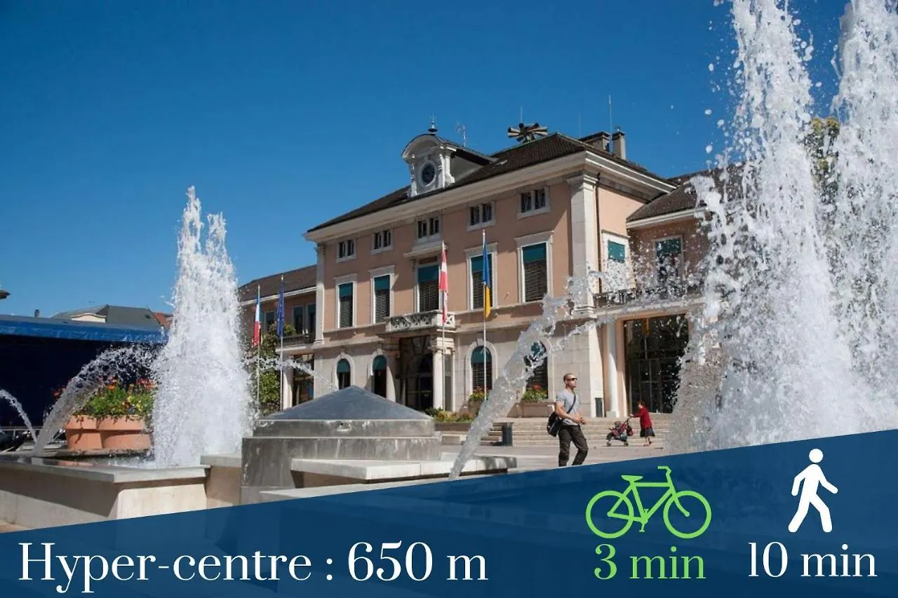 Homey Mango - Proche Centre/Parking Gratuit/Proche Gare/Balcon Annemasse 0*,  France